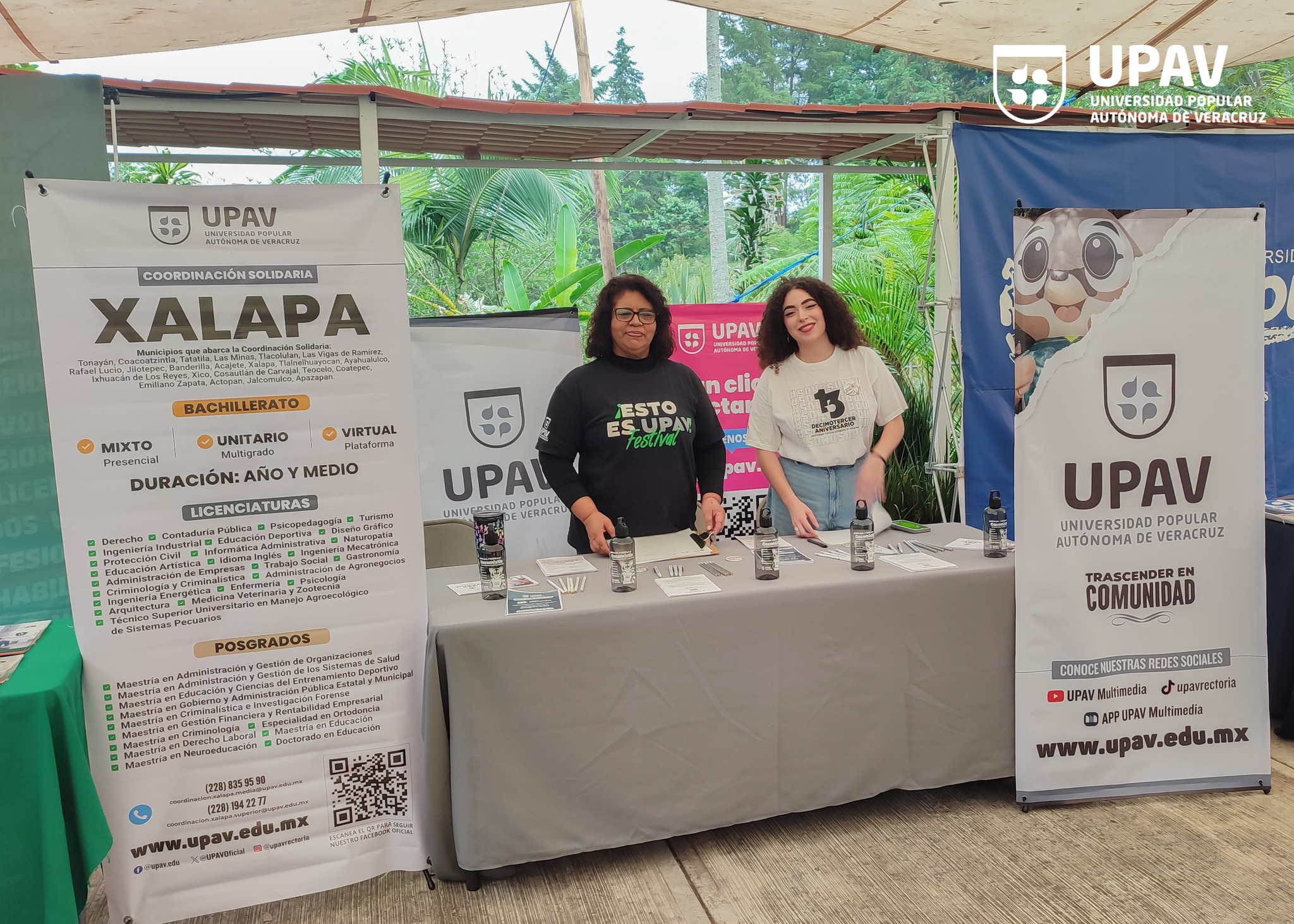 UPAV presente en la “Feria Profesional” del COBAEV 52 con oferta educativa