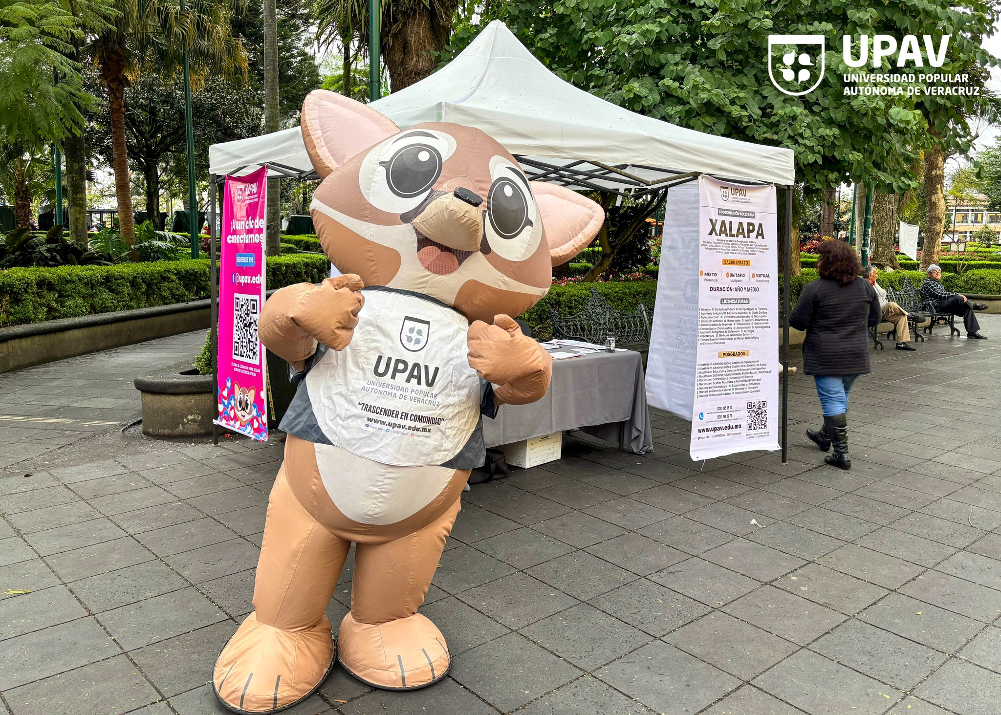 ¡Stand UPAV en el Parque Juárez! Conoce nuestra oferta educativa…