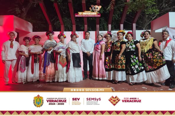 Derecho Minatitlán celebra 15 años UPAV con cultura istmeña